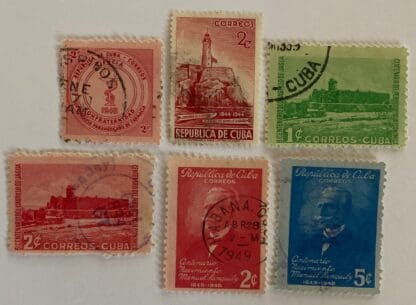 Cuba Scott #431-436 Used