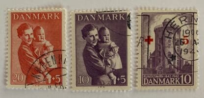 Denmark Scott #B12-B14 Used