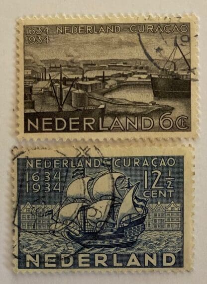 Netherlands 202-203 Used