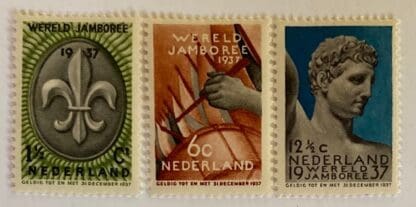 Netherlands Scott # 206-208 Mint Hinged