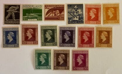 Netherlands Scott # 262-276 Mint Hinged