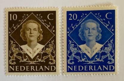 Netherlands Scott # 304-305 Mint Hinged