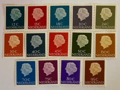 Netherlands Scott # 344/346-347a/352-355/357-359/360a Mint Hinged