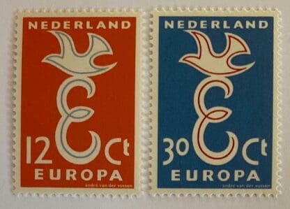 Netherlands Scott # 375-376 Mint Never Hinged