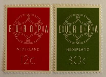 Netherlands Scott # 379-380 Mint Hinged