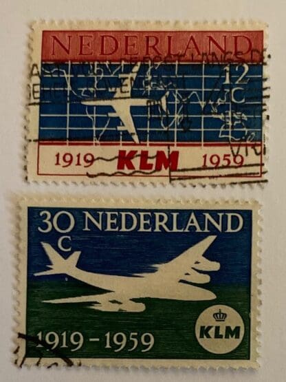 Netherlands Scott # 381-382 Used