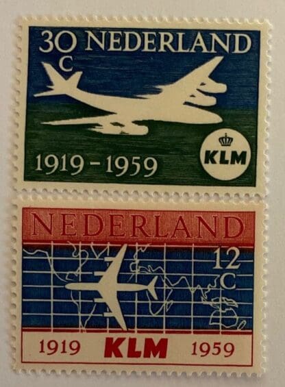 Netherlands Scott # 381-382 Mint Never Hinged