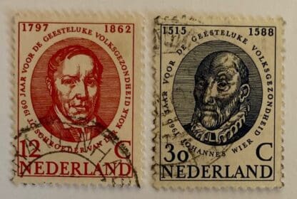 Netherlands Scott # 383-384 Used