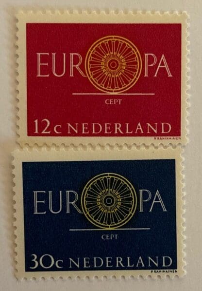 Netherlands Scott # 385-386 Mint Hinged