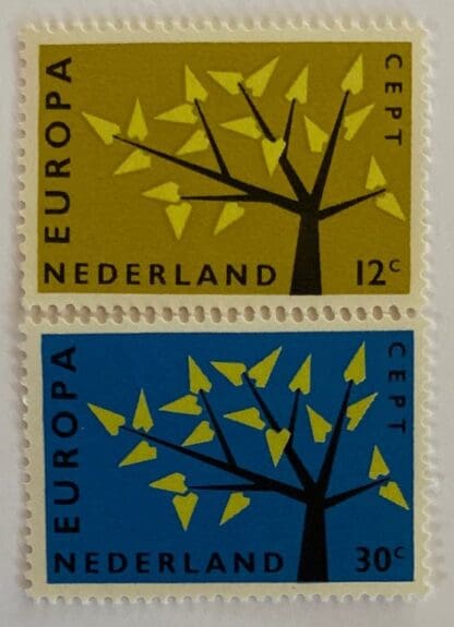 Netherlands Scott # 394-395 Mint Never Hinged