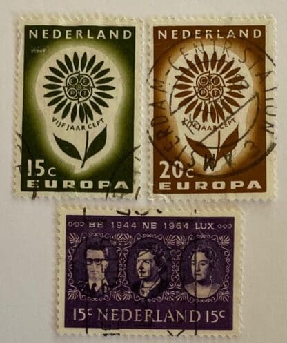 Netherlands Scott # 428-430 Used