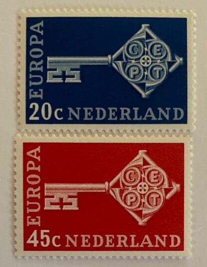 Netherlands Scott # 452-453 Mint Never Hinged