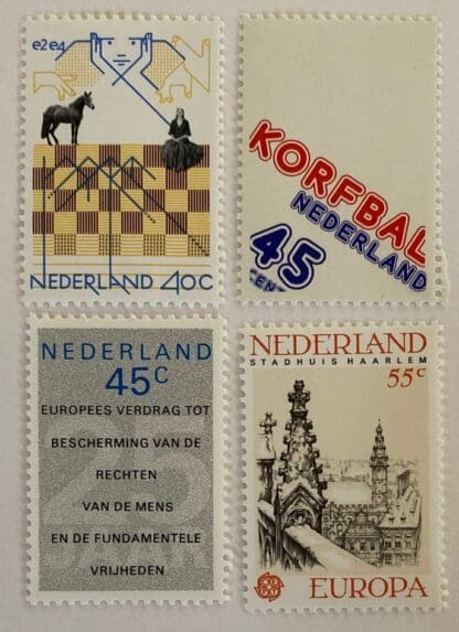 Netherlands Scott # 576-579 Mint Never Hinged