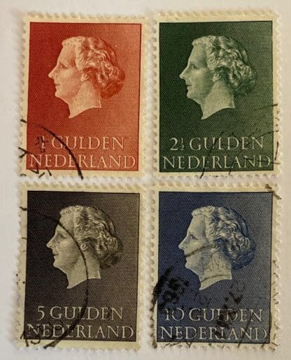 Netherlands Scott # 361-364 Used