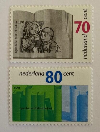 Netherlands Scott # 801-802 Mint Never Hinged