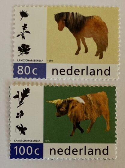 Netherlands Scott # 956-957 Mint Never Hinged