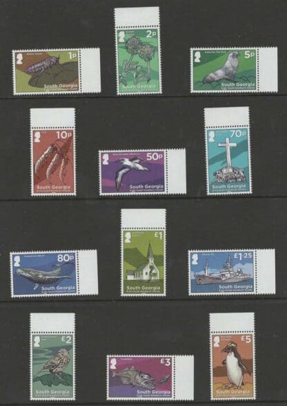 South Georgia Scott # 2020 Definitive Set Mint Never Hinged