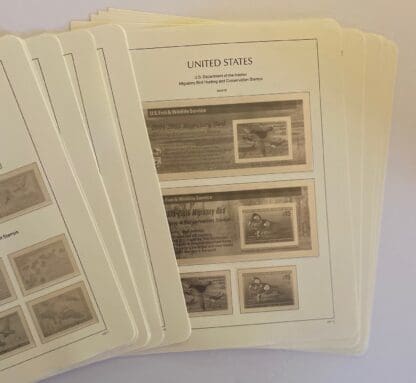 Lighthouse US Duck Stamp Hingless Pages