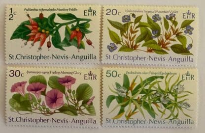 St. Kitts-Nevis Scott # 238-241 Mint Never Hinged