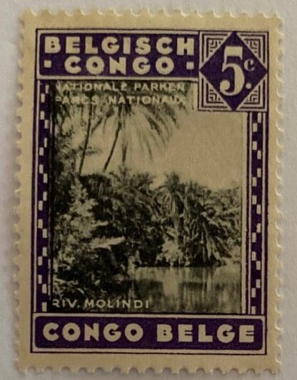 Belgium Congo Scott # 166 Mint Hinged