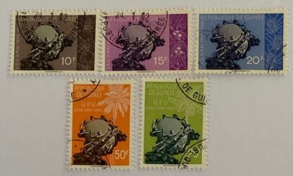 Guinea Scott # 196-200 Used