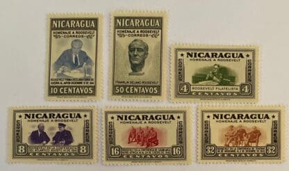 Nicaragua Scott # 69-700 Mint Hinged