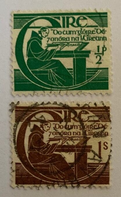 Ireland Scott # 128-129 Used