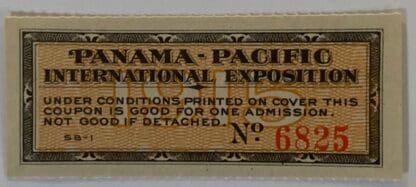 Panama Pacific International Exposition Tickets