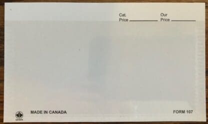 Dealer Stock Cards, White # 104,  1000 per package