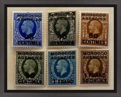 Great Britain Morocco Scott # 429-434 Mint Hinged