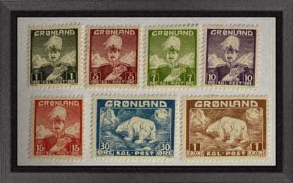 Greenland Scott # 1-9 Mint Hinged