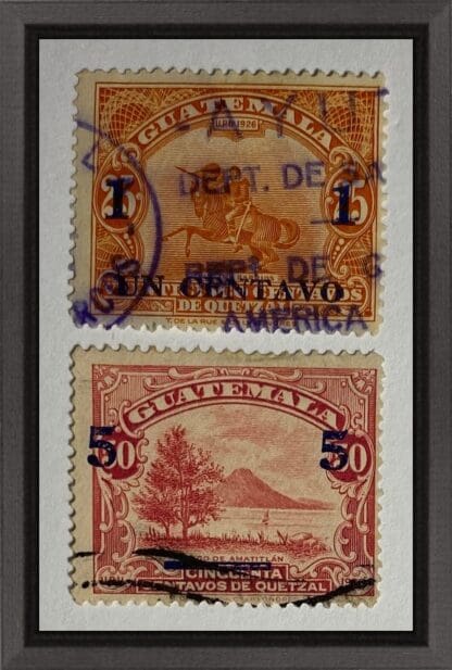 Guatemala Scott # 298-299 Used