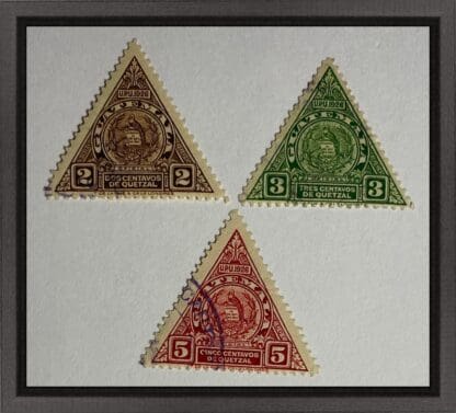 Guatemala Scott # O7-O8/O10 Used