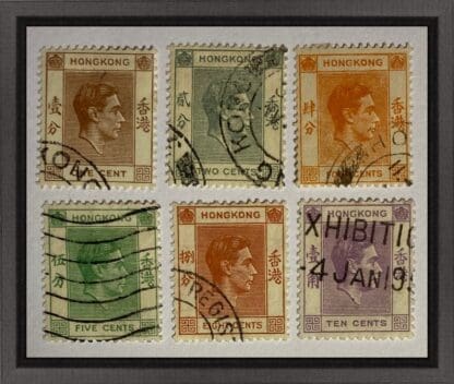 Hong Kong Scott # 154-158 Used