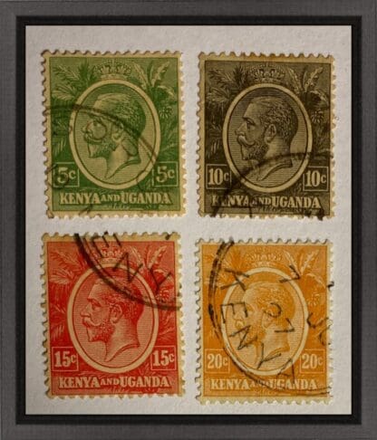 Kenya and Uganda Scott #20/22/24-25 Used