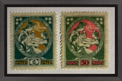 Latvia Scott # 68-69 Mint Hinged