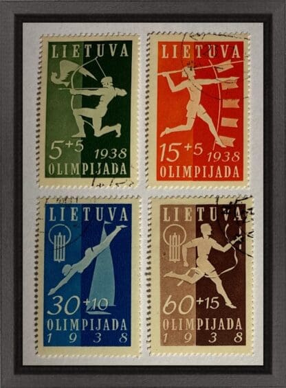 Lithuania Scott #B43-B46 Mint Hinged