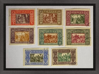 Lithuania Scott #264a-271a Used