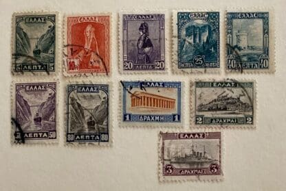 Greece 321-330 Used