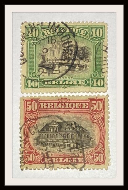 Belgium 117-118 Used