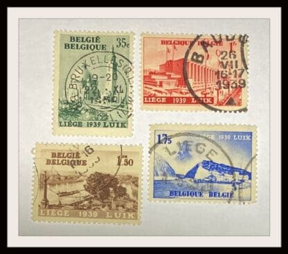 Belgium 318-321 Used