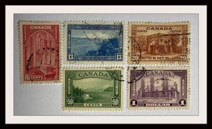 Canada 241-245 Mint Hinged