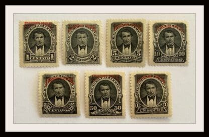 Ecuador O17-O33 Reprints Mint Hinged