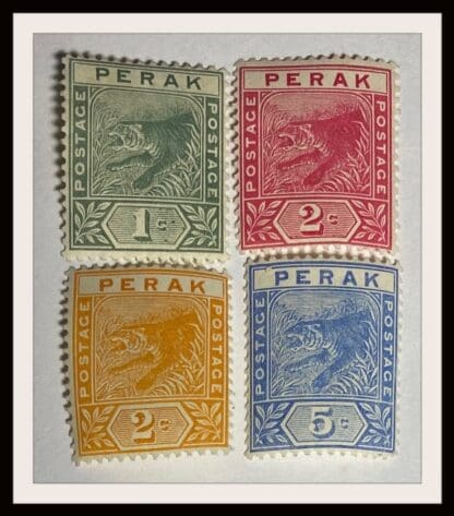 Malaya Perak 42-45 Mint Hinged