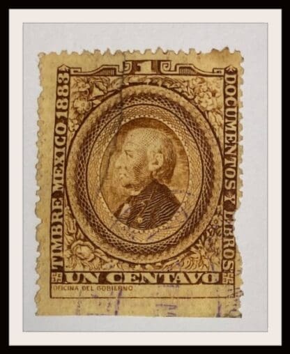 Mexico Document Stamp Used