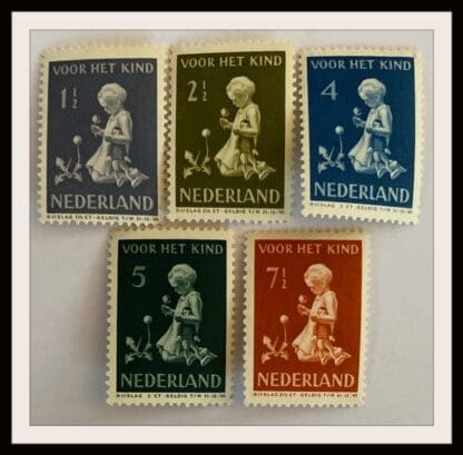 Netherlands B129-B133 Mint Hinged