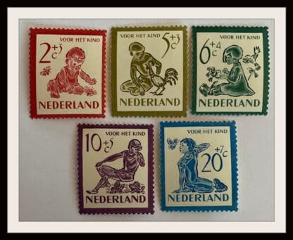 Netherlands B219-B223 Mint Hinged