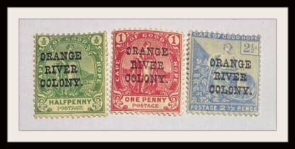 Orange River # 54-56 Mint Hinged