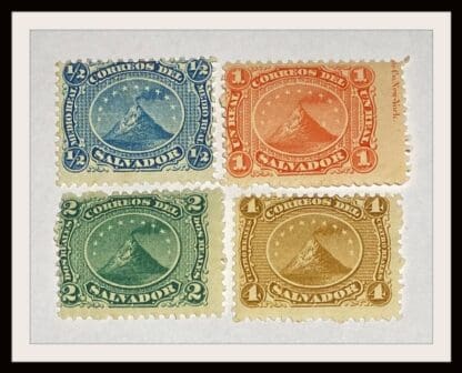 Salvador # 1-4 Mint Hinged