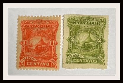 Salvador # 47-48 Mint & Used